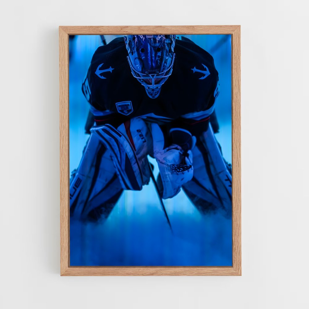 Poster Kraken en Action – affiche Hockey sur glace (vue 4)